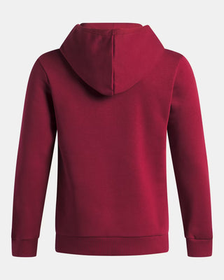 Red Under Armour Fleece Hoodie (YS-YXL)