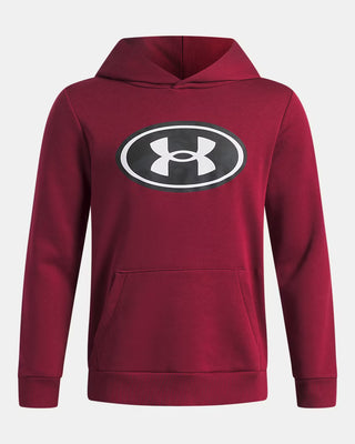 Red Under Armour Fleece Hoodie (YS-YXL)