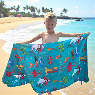 Serviette de Plage Party de Requin