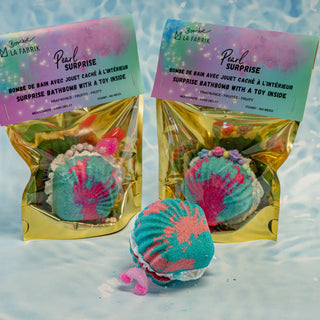 Pearl bath bomb