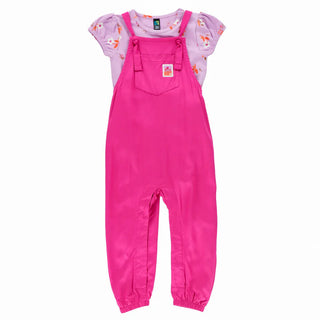 Ensemble cache-couche deux-pièces Filles Fuchsia (3-24 Mois)