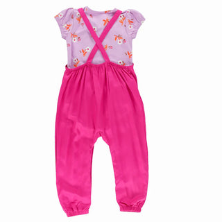 Ensemble cache-couche deux-pièces Filles Fuchsia (3-24 Mois)