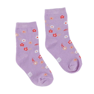 Tights with flower patterns