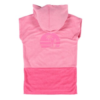Hooded beach poncho