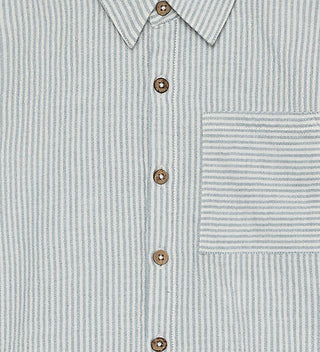 striped chiffon shirt