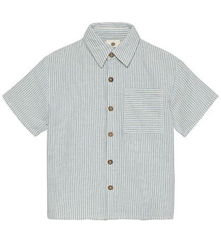 striped chiffon shirt