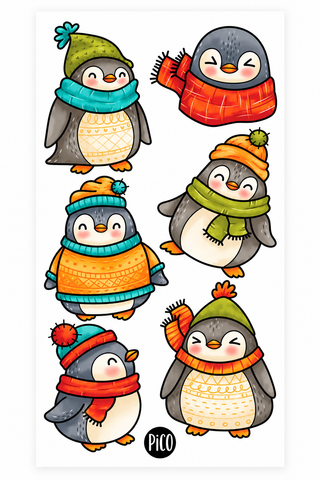 Tattoo of the heartwarming penguins