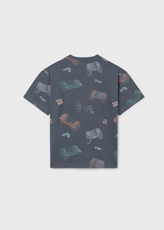T-shirt motif manette de jeu vidéo (8-16 Ans)