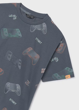 T-shirt motif manette de jeu vidéo (8-16 Ans)