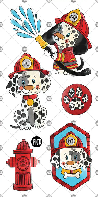 Firefighter dog tattoos