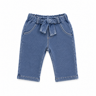 Tie-waist jeans (0-18 months)