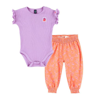 Two-piece bodysuit set