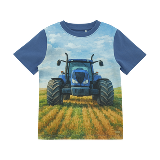 Blue tractor t-shirt