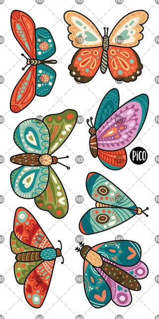 Colorful Butterfly Tattoos
