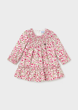 Printed Velvet Dress (6-18 Months)