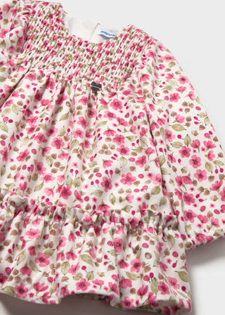 Printed Velvet Dress (6-18 Months)
