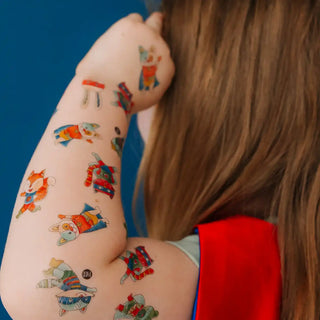 Superhero Animal Tattoos
