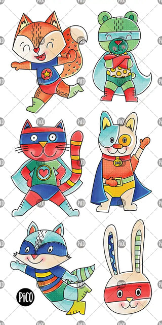 Superhero Animal Tattoos