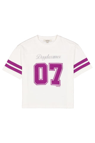T-shirt blanc cassé "07" (8-16 Ans)