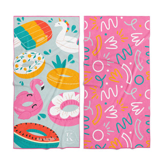 Serviette en microfibre  Piscine en folie