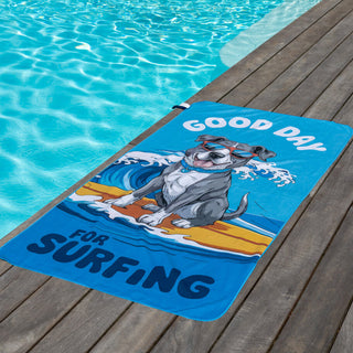 Serviette en microfibre  Surf canin
