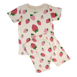 Pyjama imprimé fraise (2-10Ans)