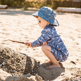 Aqua-Dry Shark Print Hats