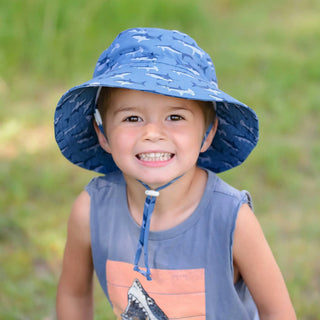 Aqua-Dry Shark Print Hats