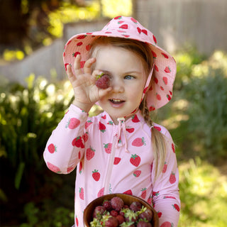 Strawberry Print Aqua-Dry Hats